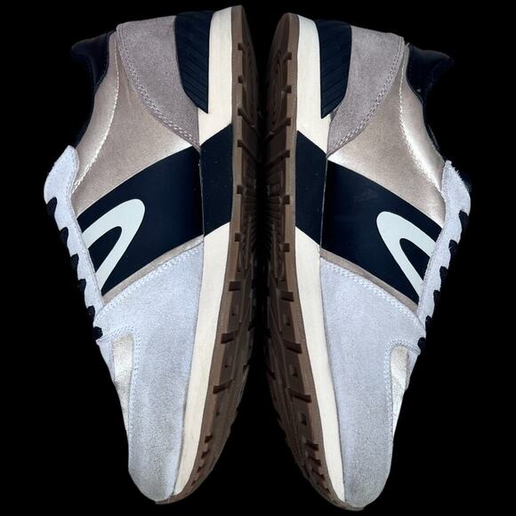 TRETORN Loyola 2.0 Women's Sz 8 Sneakers Black Cream Gray Athleisure Shoes READ - Picture 9 of 15